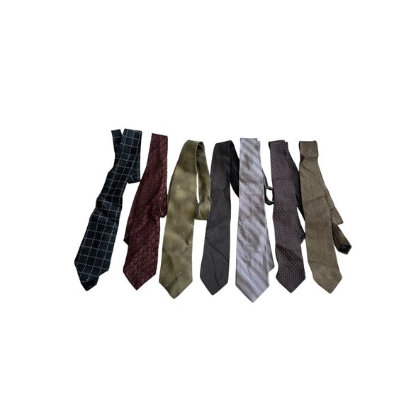 DONNA KARAN Men's Vintage Lot of 7 Neck Ties - Picture 5 of 8